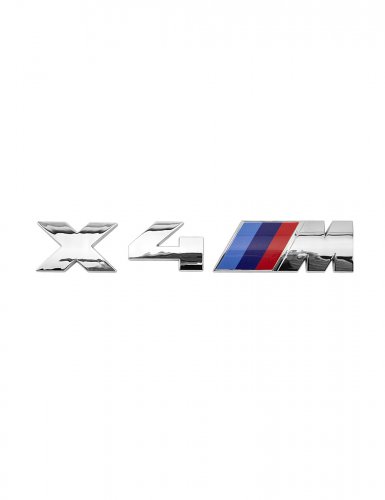 Эмблема на багажник для BMW X4M хром - фото фото 6