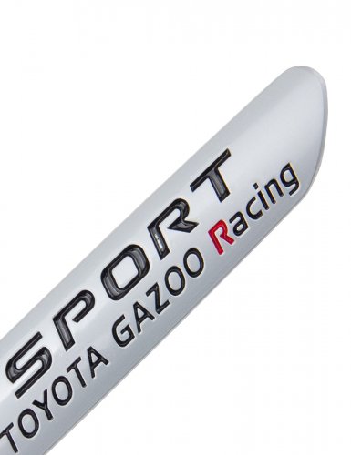 Эмблема на крыло для Toyota GR Sport серебристый 1 шт. - фото фото 5