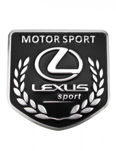 Эмблема для Lexus черная 50x50 - фото фото 7