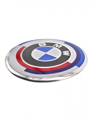 Эмблема наклейка на ключ для BMW 11 мм. голубая - фото фото 4