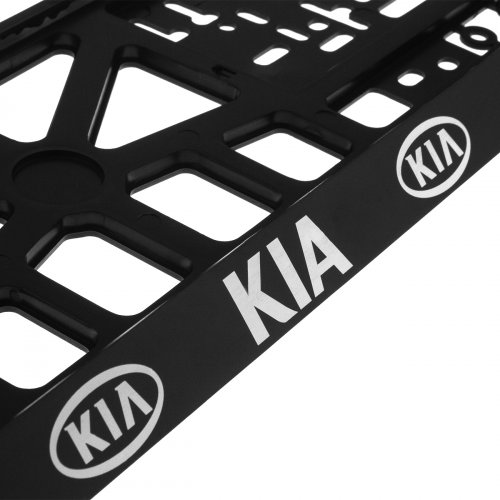 Комплект: пластиковая рамка для гос. номера Kia 2шт. - фото фото 3