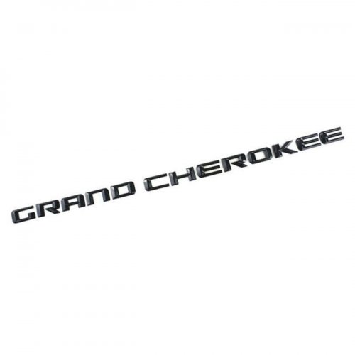 Эмблема Grande Cherokee черный глянец - фото
