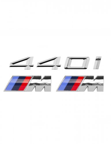 Эмблема на багажник для BMW 440i и M на крыло хром - фото фото 6