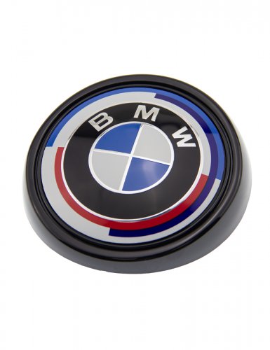 Эмблема на багажник для BMW юбилейная 99 мм. - фото фото 4