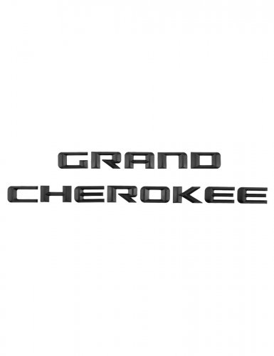 Эмблема на крыло для Jeep Grande Cherokee черный матовый 1шт - фото фото 6