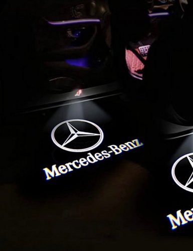 Подсветка дверей автомобиля для Mercedes - фото фото 2