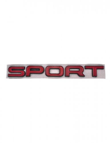 Эмблема Sport для Range Rover красная с черной окантовкой - фото фото 6
