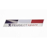 Эмблема универсальная Peugeot sport 130x25 мм 1 шт. - фото