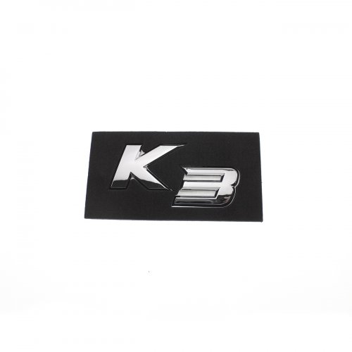 Шильдик на багажник Kia K3 хром - фото фото 4