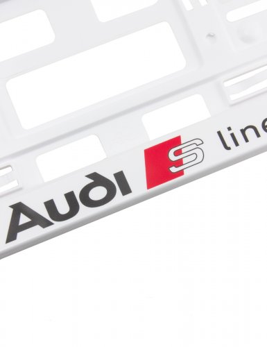 Рамки номера авто для Audi S-line - фото фото 5