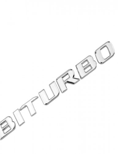 Эмблема на крыло для Mercedes V8 Biturbo хром 2 шт. - фото фото 5