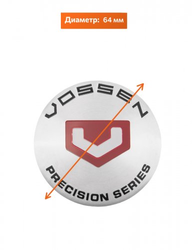 Наклейка на колпачок диска Vossen - фото фото 2