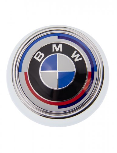 Эмблема на багажник для BMW юбилейная 106 мм. - фото фото 6
