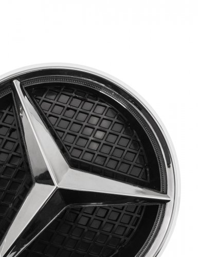Эмблема на решетку для Mercedes синяя подсветка - фото фото 5