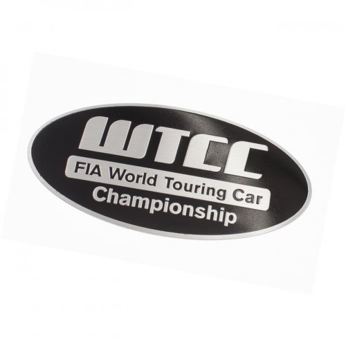 Эмблема FIA World Touring Car Championship черная 85x45 мм - фото фото 4