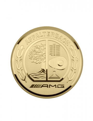 Накладка на джойстик управления для Mercedes AMG золотистая - фото фото 6