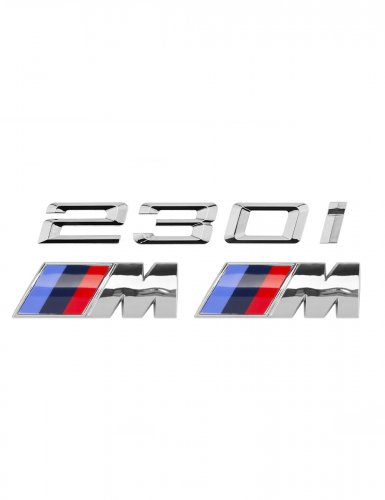 Эмблема на багажник для BMW 230i и M на крыло хром - фото фото 6