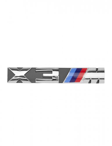 Эмблема на решетку для BMW X3M хром - фото фото 6