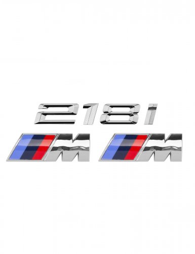 Эмблема на багажник для BMW 218i и M на крыло хром - фото фото 6