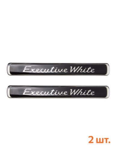 Эмблема на стойки дверей для Toyota Executive White 2 шт. - фото фото 6