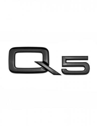 Эмблема на багажник для Audi Q5 черный глянцевый - фото фото 6