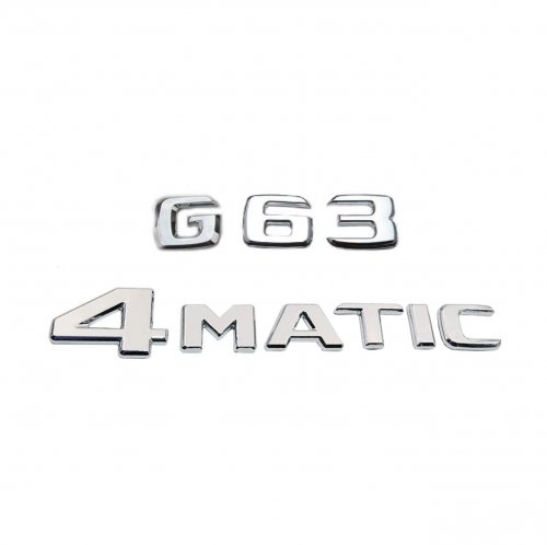 Комплект: шильдик на багажник Mercedes G63 (2017+) +4matic - фото