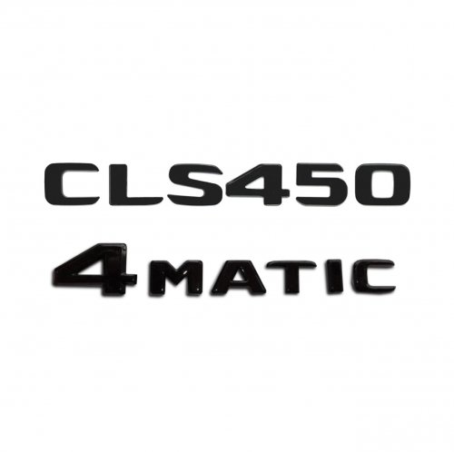 Комплект: шильдик на багажник Mercedes CLS450 (2017+)+4matic - фото