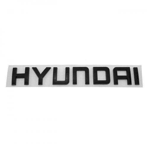 Шильдик на багажник Hyundai маленький - фото