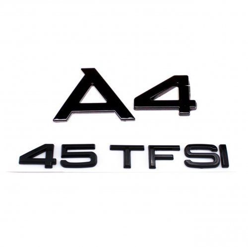 Комплект: шильдик на багажник Audi A4 + 45 TFSI - фото