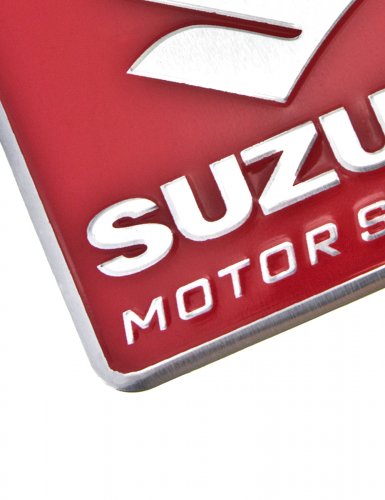 Эмблема для Suzuki красная 55x60 - фото фото 5