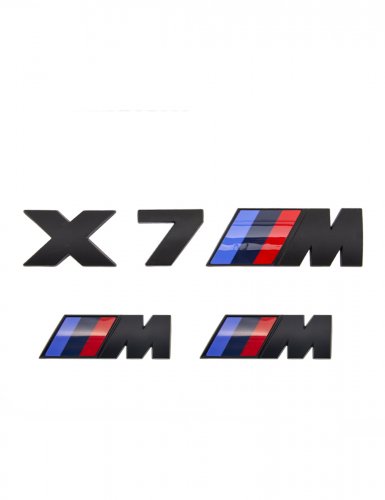 Эмблемы для BMW X7 черный матовый на багажник и крыло - фото фото 6