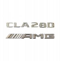 Комплект: шильдик на багажник Mercedes CLA280 (2017+) +AMG - фото