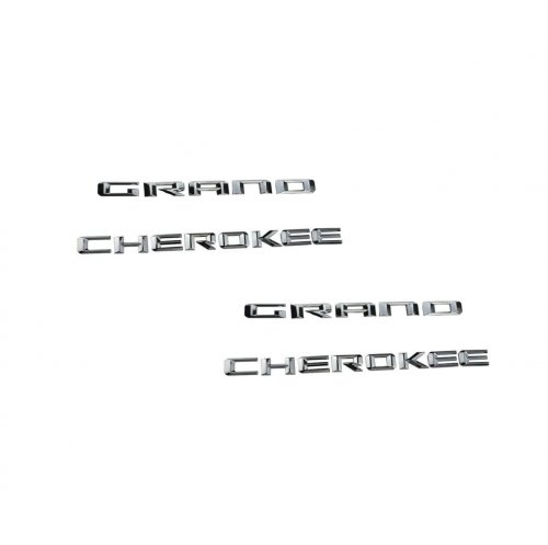 Комплект: эмблема Grande Cherokee хром 2 шт. - фото