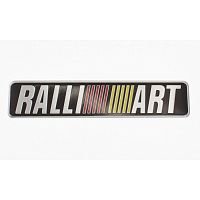 Эмблема универсальная Mitsubishi Ralli Art 120x26 мм 1 шт. - фото