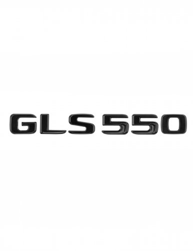 Шильдик на багажник для Mercedes GLS550 черный глянец - фото фото 6