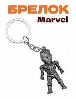 Брелок Marvel Железный человек серый - фото