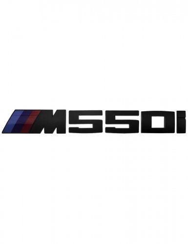 Шильдик на багажник для M550i для BMW 5 серии черный мат - фото фото 7
