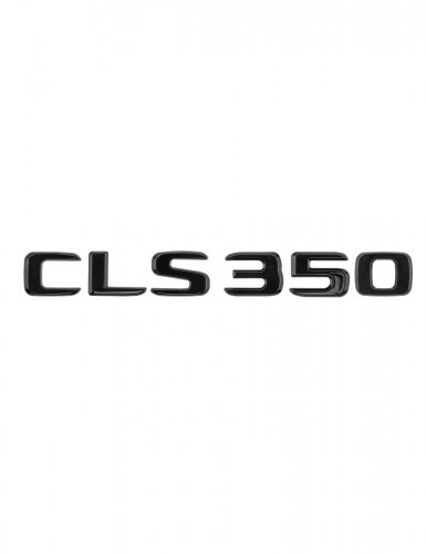 Шильдик на багажник для Mercedes CLS350 черный глянец - фото фото 6