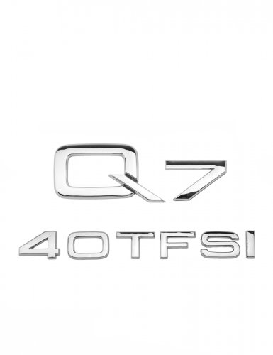 Эмблема на багажник для Audi Q7 40 TFSI хром - фото фото 6
