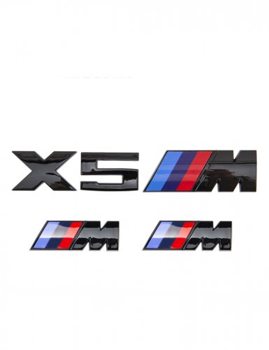 Эмблемы для BMW X5 черный глянцевый на багажник и крыло - фото фото 6