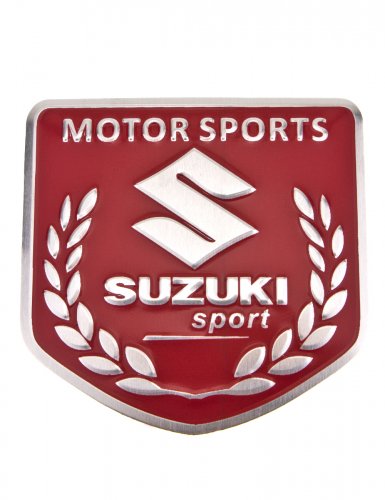 Эмблема для Suzuki красная 50x50 - фото фото 7