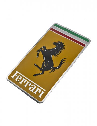 Эмблема для Ferrari алюминиевая 60х100 мм. - фото фото 4