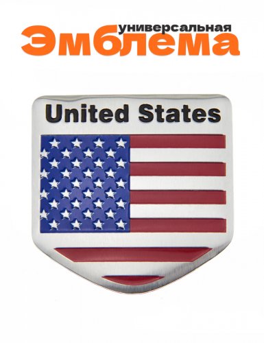 Эмблема флаг США - фото