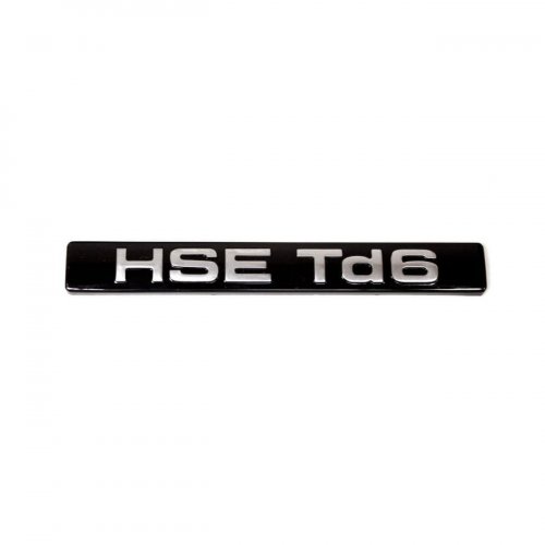 Шильдик HSE TD6 на багажник Range Rover - фото