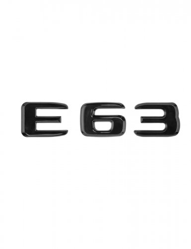 Эмблема на багажник для Mercedes E43 черный глянцевый - фото фото 6