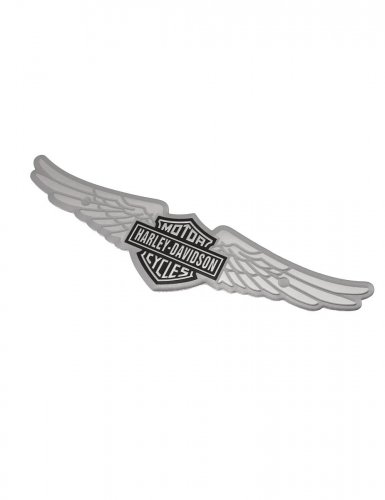 Эмблема Harley-Davidson крылья алюминиевая - фото фото 4