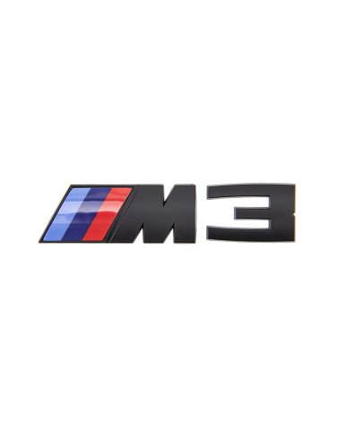 Эмблема на багажник для BMW M3 черный матовый - фото фото 6