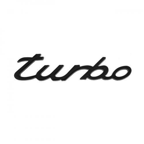 Шильдик Turbo для Porsche металл - фото