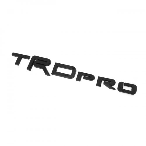 Шильдик TRD pro для Toyota черный глянец - фото фото 4