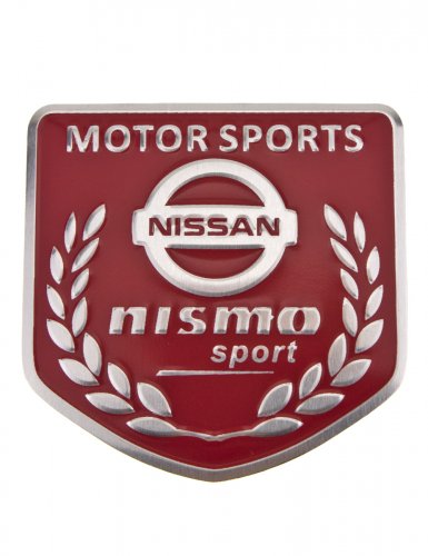 Эмблема для Nissan nismo красная 50x50 - фото фото 7